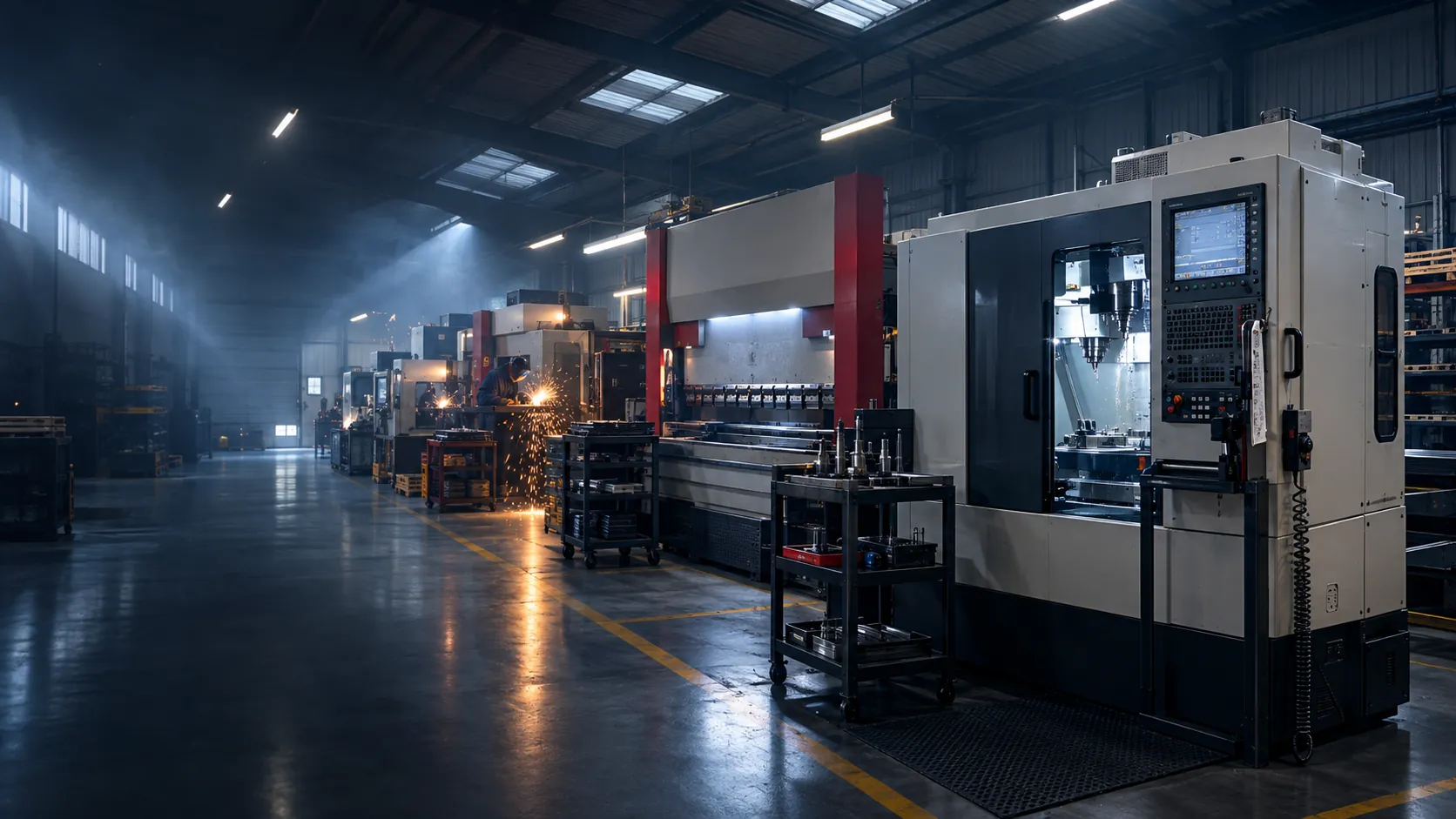 The GE STARR fabrication workshop